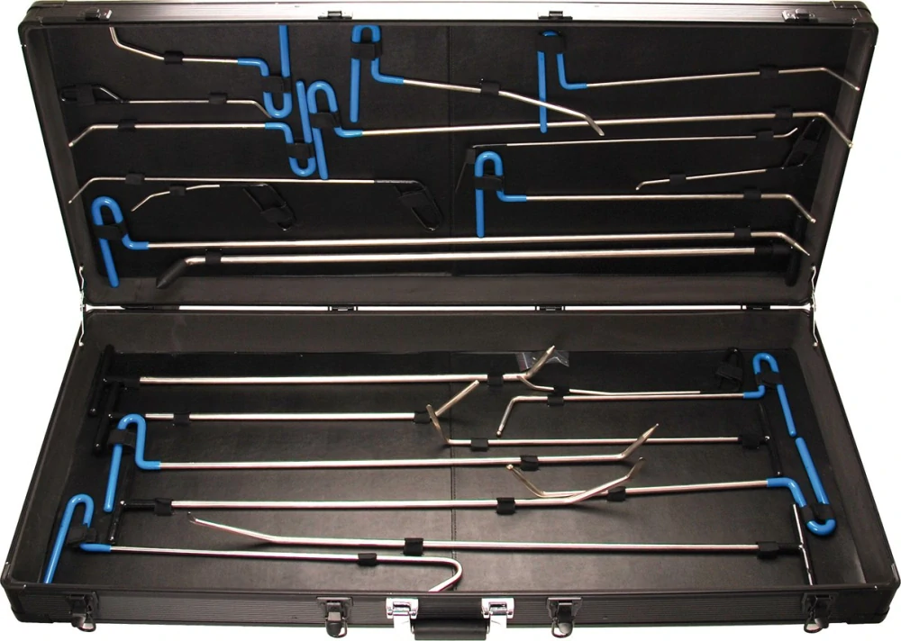 BGS 1642 Přípravky karosářské pro opravu vmáčklého plechu karoserie 26 dílů (PDR)