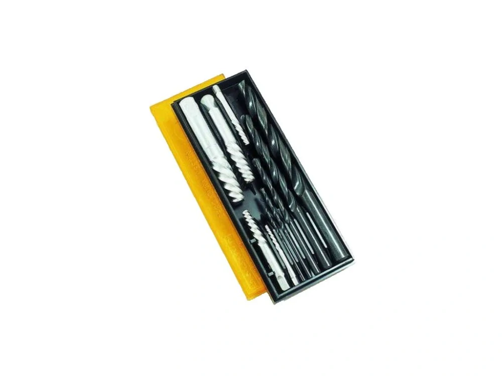 StimZet 238980 Sada vytahovačů zalomených šroubů s vrtáky