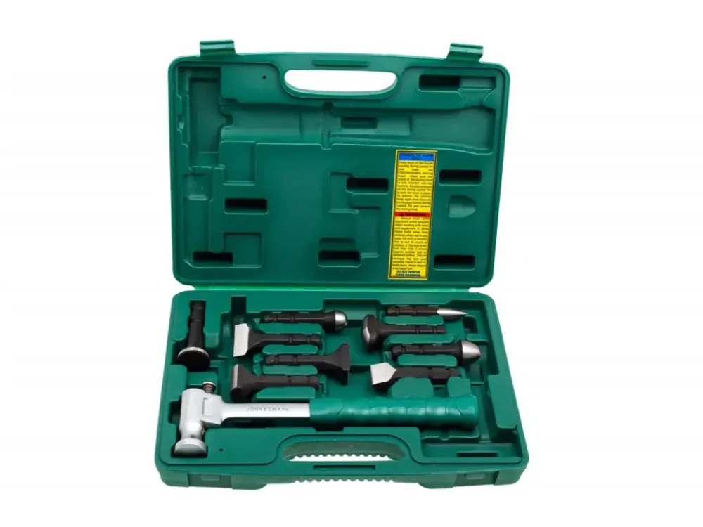 JONNESWAY AG010142 Karosářské kladivo s výměnnými hlavami, 9 kusů