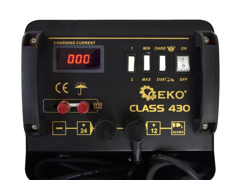 GEKO G80024 Class 430 Nabíječka autobaterií - startovací zdroj, 12V a 24V