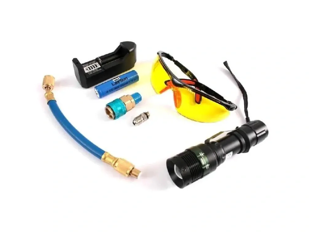 QUATROS QS13134 Tester, UV lampa na kontrolu úniku chladiva z klimatizace