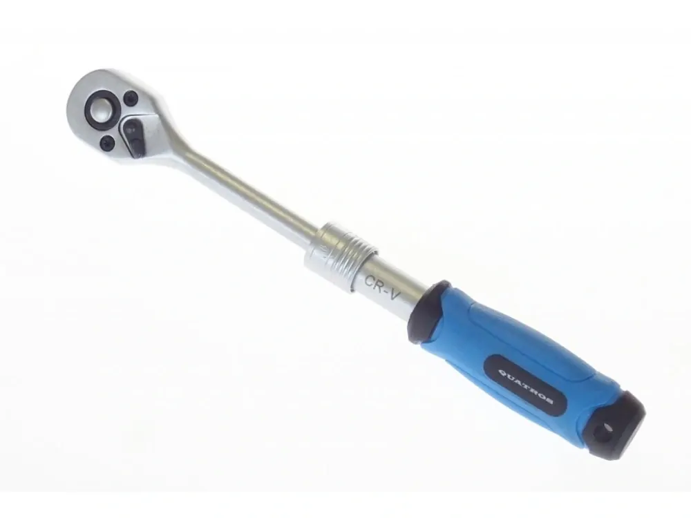 QUATROS QS50012 Teleskopická ráčna 1/4", 160-215 mm