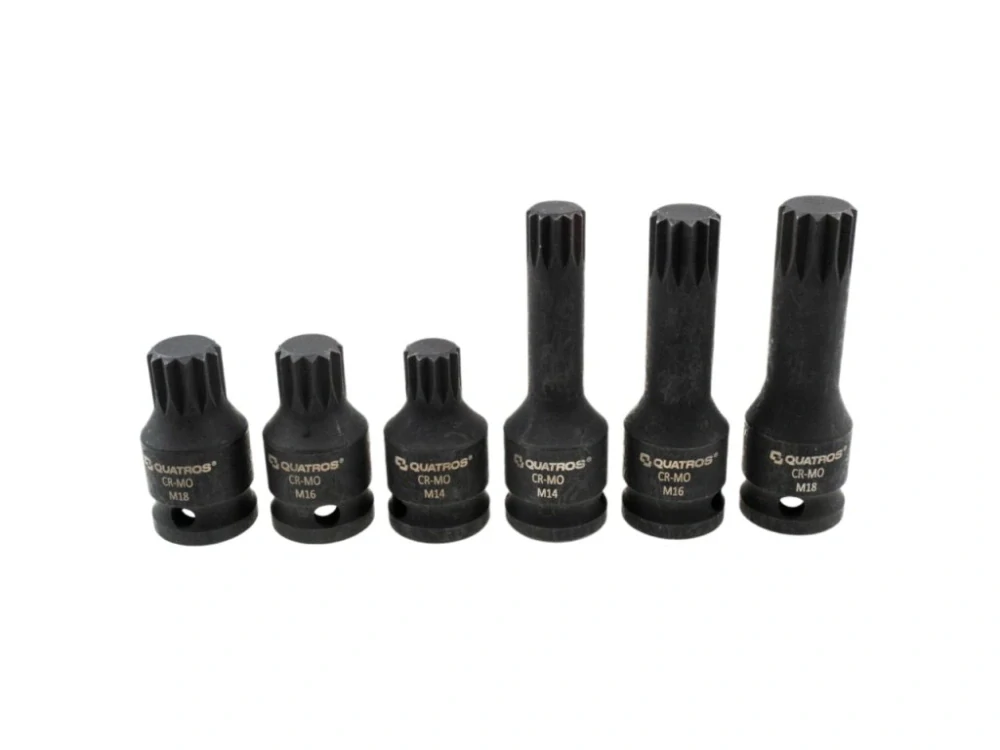 QUATROS QS50385 Rázové hlavice 1/2" XZN M14-M18 pro VW
