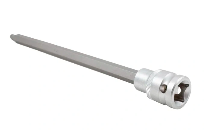 QUATROS QS50385A Zástrčná hlavice XZN (Spline), 1/2", prodloužená - 250 mm, M8