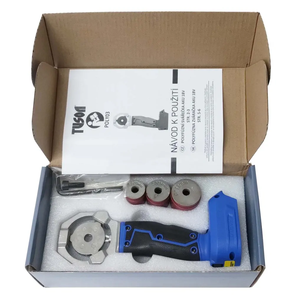 TUSON POLY03 Polyfúzní svářečka 120W AKU 18V (Makita; bez baterie)