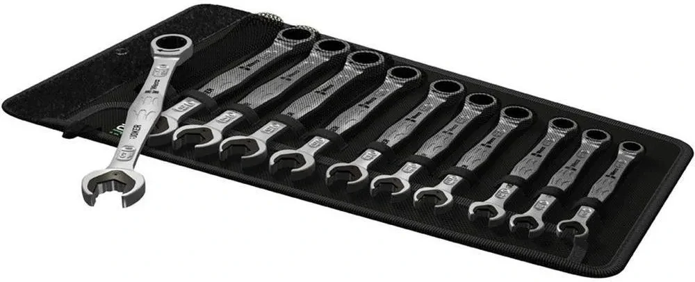 WERA 020013 Očkoplochý ráčnový klíč 8 ÷ 19 mm 6000 Joker 11 Set 1 (Sada 11 dílů)