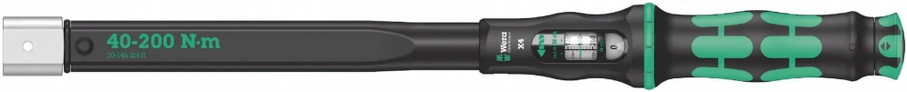 WERA 075654 Momentový klíč Wera Click-Torque X 4 pro nástrčné nástroje (40 - 200 Nm)