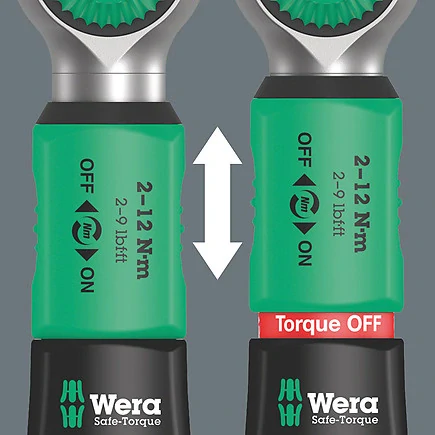 Wera 075800 Momentový klíč 1/4" Safe-Torque A 1  (2 ÷ 12 Nm)