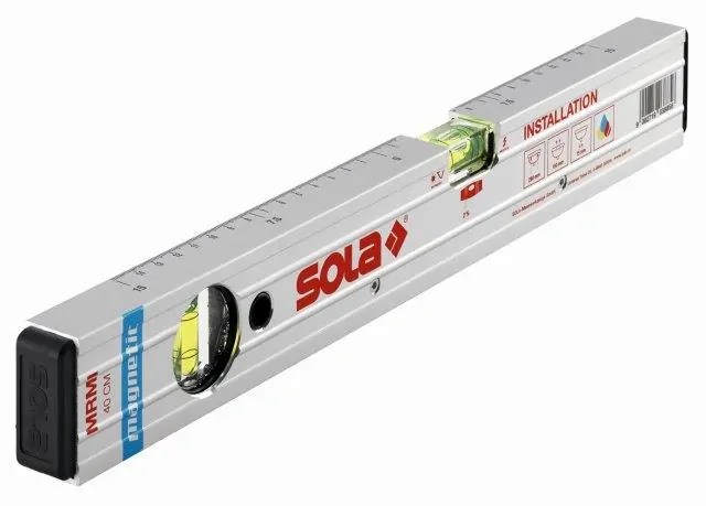 SOLA MRMI 40 profilová vodováha pro instalatéry 40cm