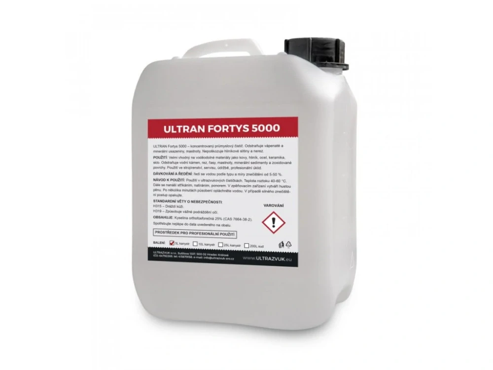 Průmyslový čistič Ultran Fortys 5000 - 5L