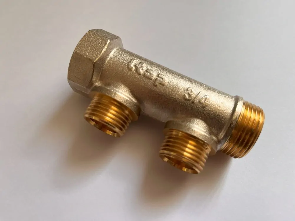 ABAC VTAN2-34 rozdělovač vzduchu 2x 3/4" IG + 2x 1/2" AG