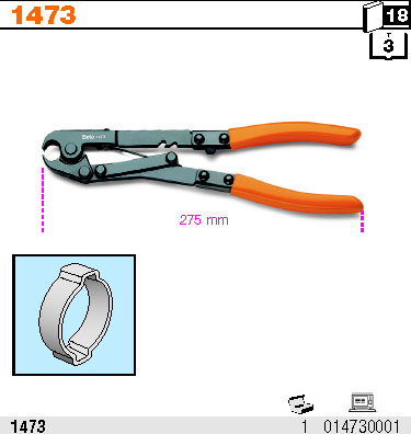 OETIKER® 1473 Kleště na manžety