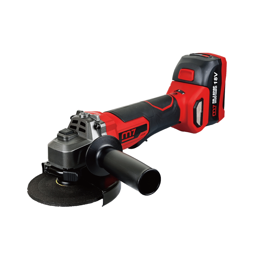 M7 DG-501A aku úhlová bruska 125mm, 18V/2x 5,0Ah + kufr