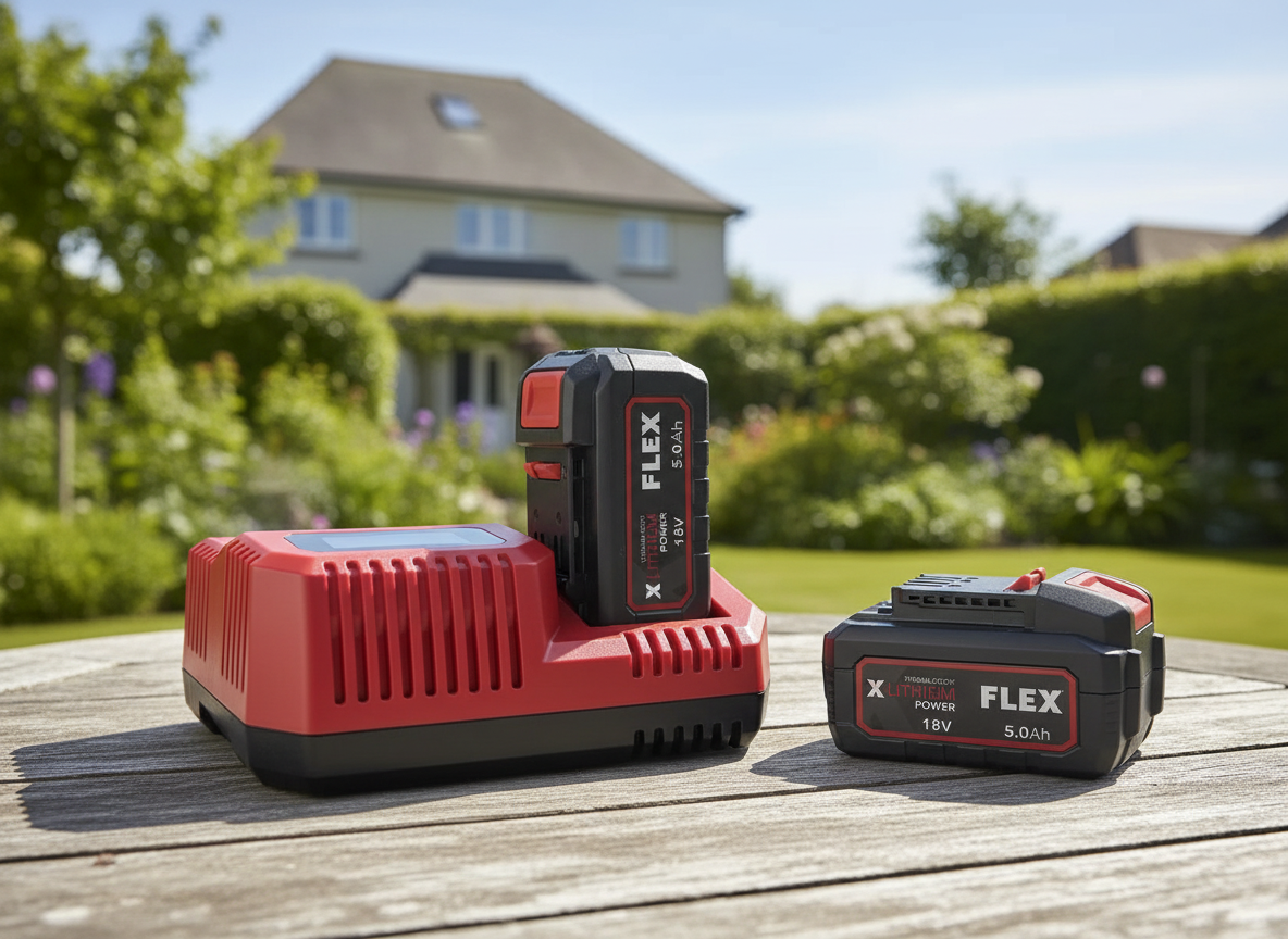 FLEX P-Set 55 R set nabíječky 10,8V/18V + 2x akumulátor 5,0Ah - 532.739