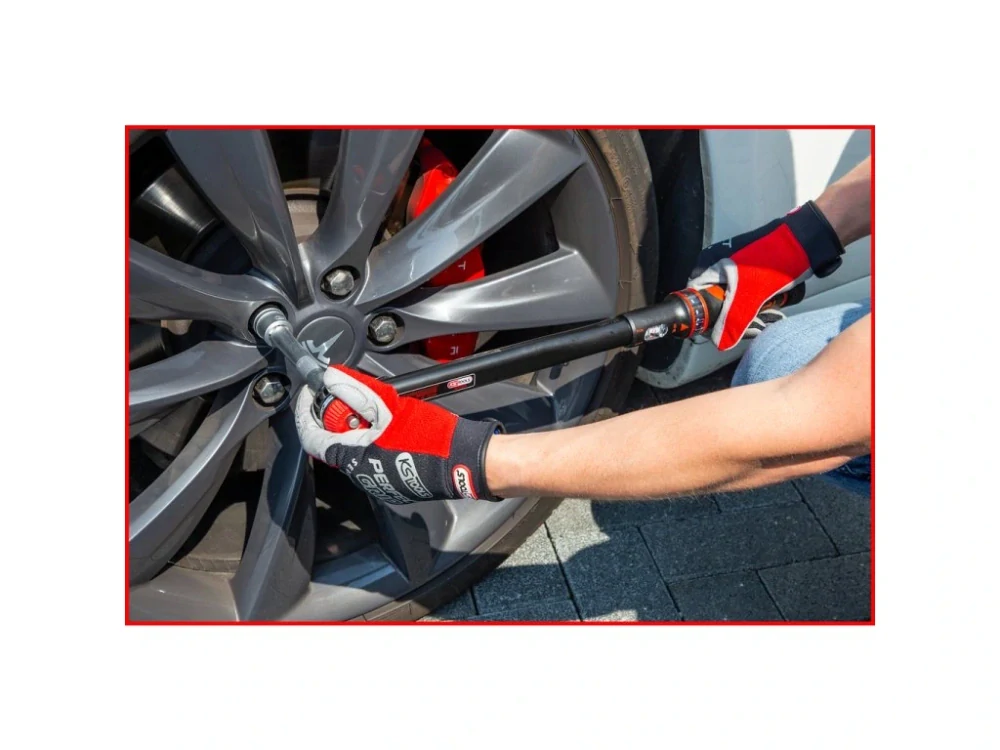 KS TOOLS 516.1442 Momentový klíč 1/2", 40-200 Nm, přesnost 3%, s posuvným čtyřhranem