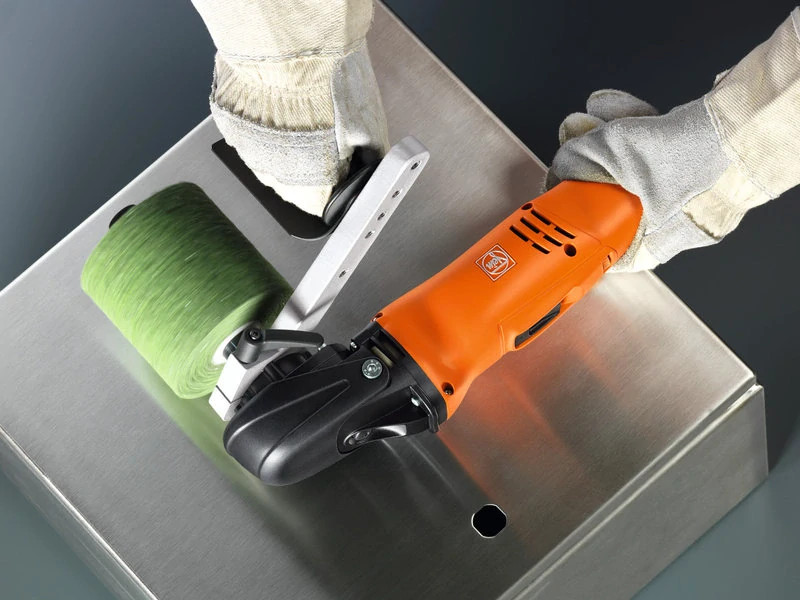 FEIN WPO 14-25 E SET Bruska a leštička pro ušlechtilou ocel 230mm / 1200W - 72214950010