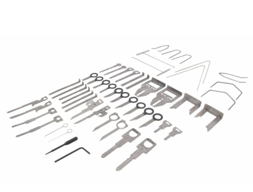 SATRA S-RD52UN Nářadí na demontáž autorádia a navigace Sony, Blaupunkt, Audi, Ford, aj., 52 ks