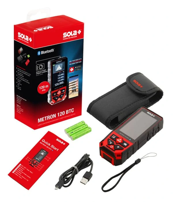 SOLA METRON 120 BTC Laserový dálkoměr s TB + kamera - 71029501