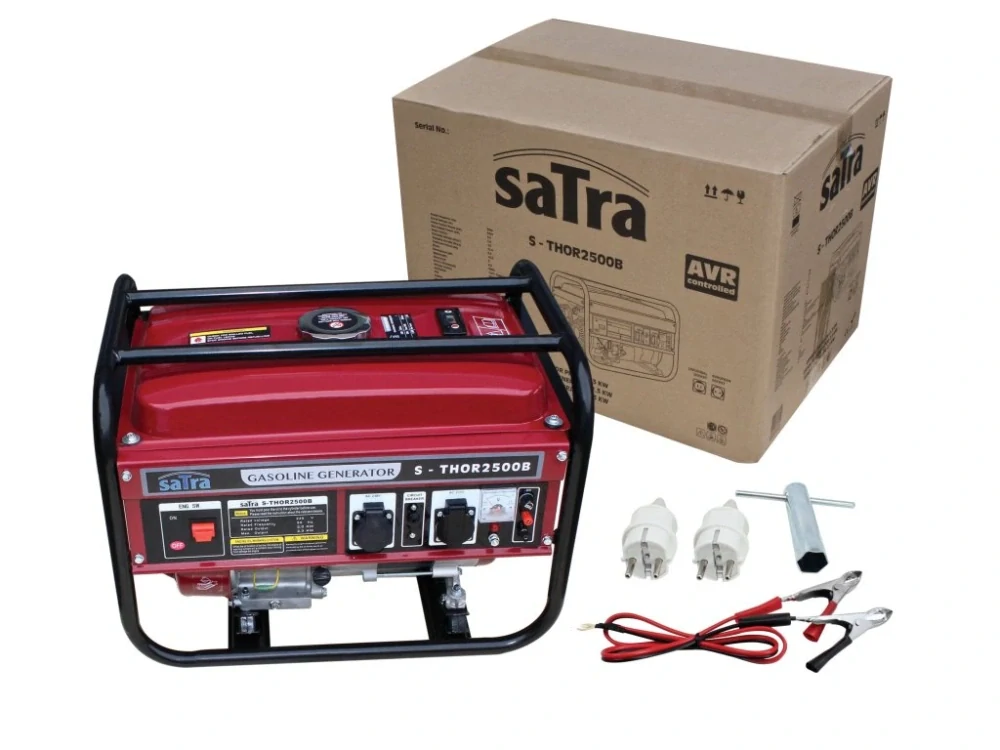 SATRA S-THOR2500B Benzínová invertorová elektrocentrála 2300 W, 2 zásuvky 230 V