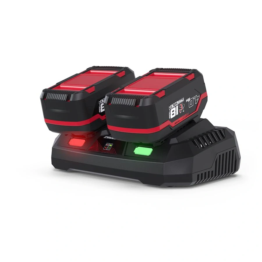 GÜDE LGAP 2-18-3040 STARTOVACÍ SADA NABÍJEČKY A AKUMULÁTORU 18V 2x 4,0Ah - 58560