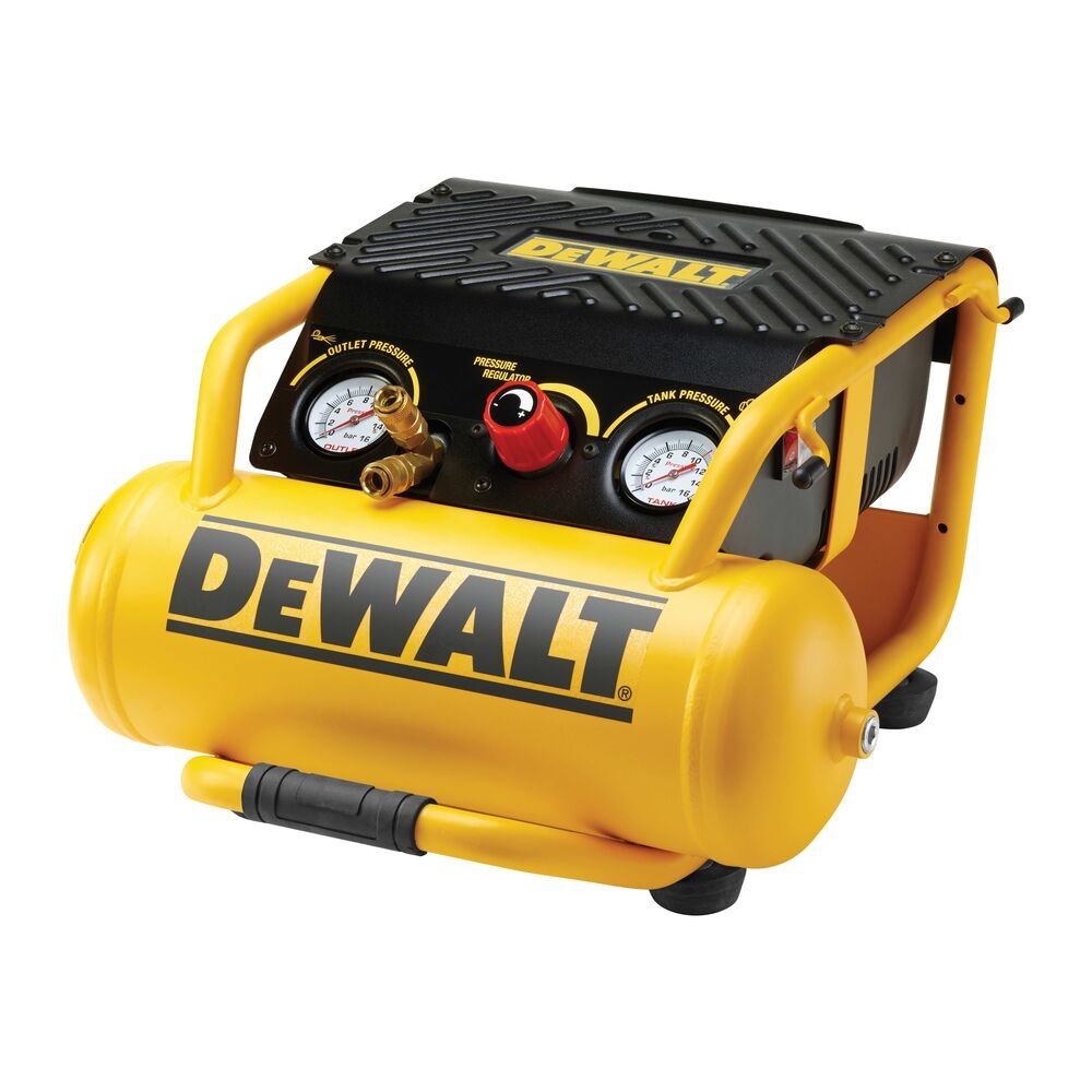 DEWALT DPC10RC Kompresor bezolejový 1,5kW, 10bar, 10l + hadice
