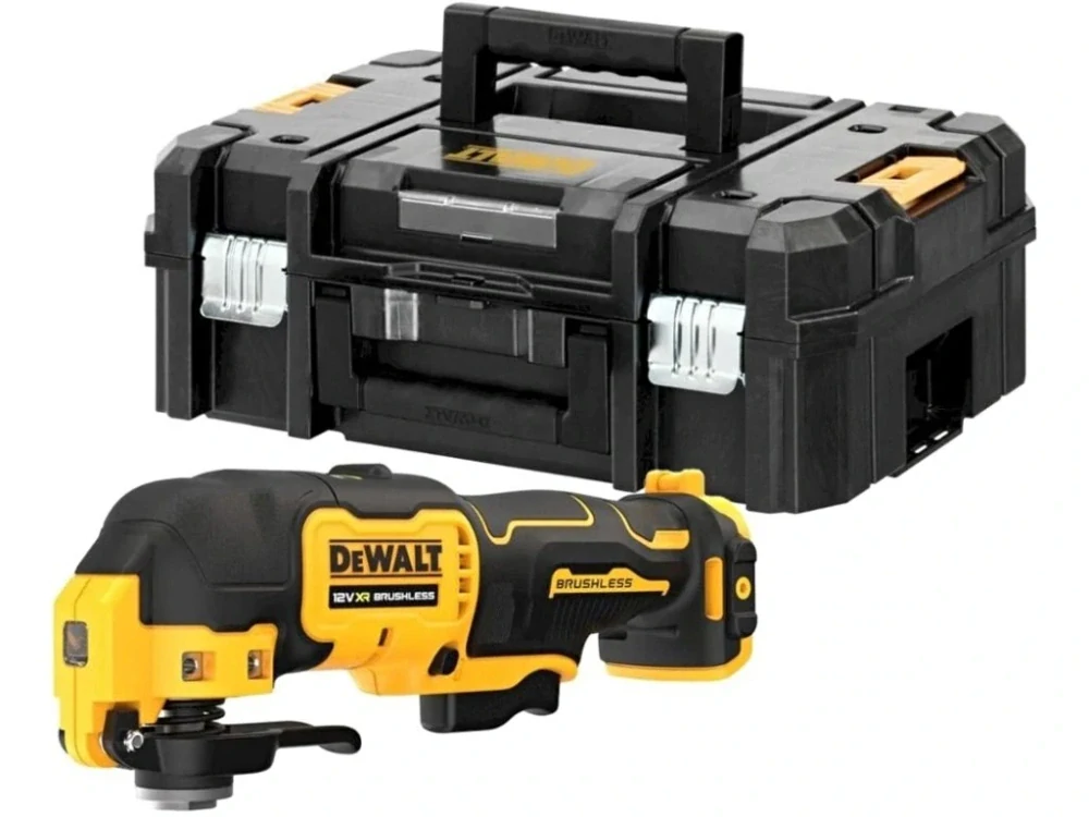 DEWALT DCS353D2 SET Aku oscilační multibruska 12V, 2x 2,0Ah, T-stak