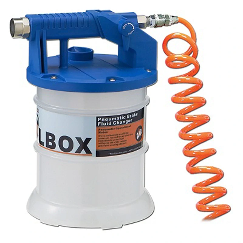 OLBOX OB-702A Pneumatická sada pro výměnu brzdové kapaliny, objem 2 l