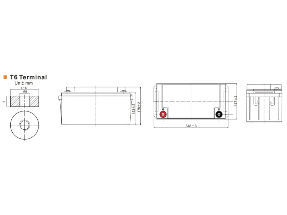 Alarmguard CJ12-65 12V/65Ah záložní akumulátor