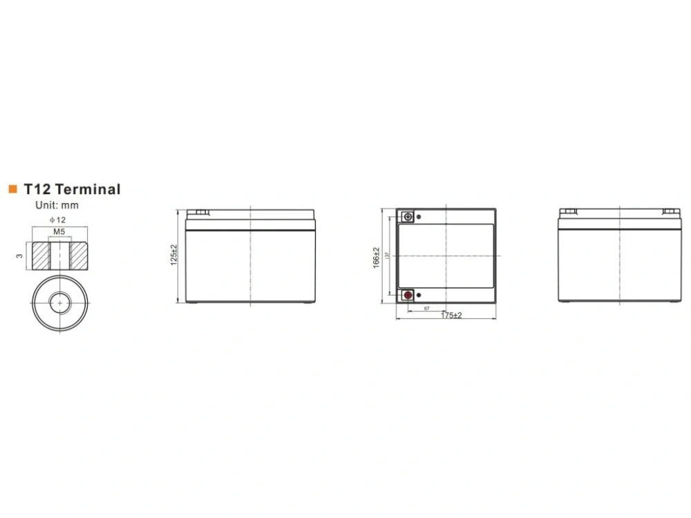 Alarmguard CJ12-26 12V/26Ah záložní akumulátor