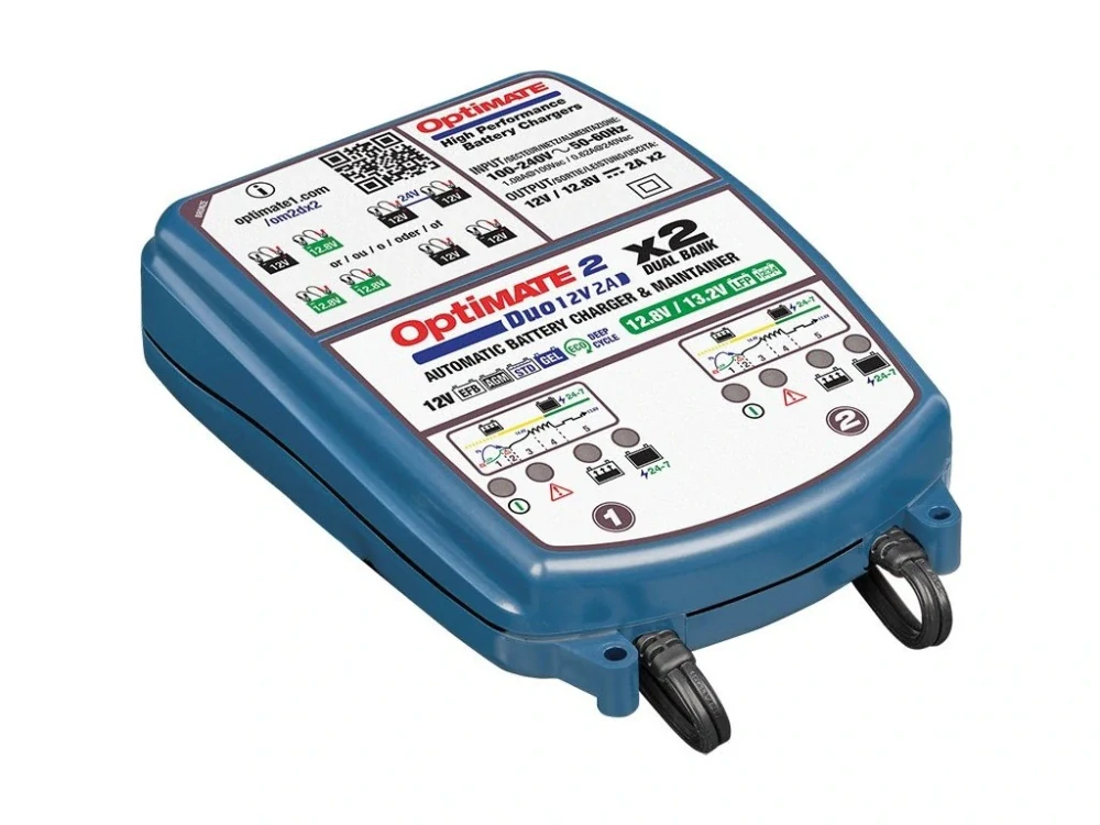 OPTIMATE 2 DUO x 2 Bank 12V 2A nabíječ autobaterií - TM570