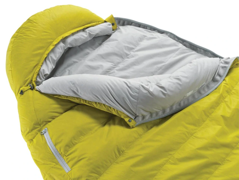 Therm-a-Rest PARSEC 20F/-6C Small Larch péřový spacák žlutý