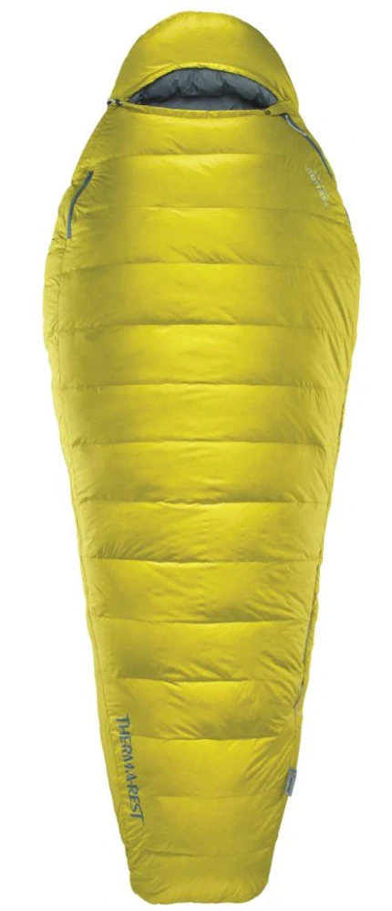 Therm-a-Rest PARSEC 20F/-6C Long Larch péřový spacák žlutý