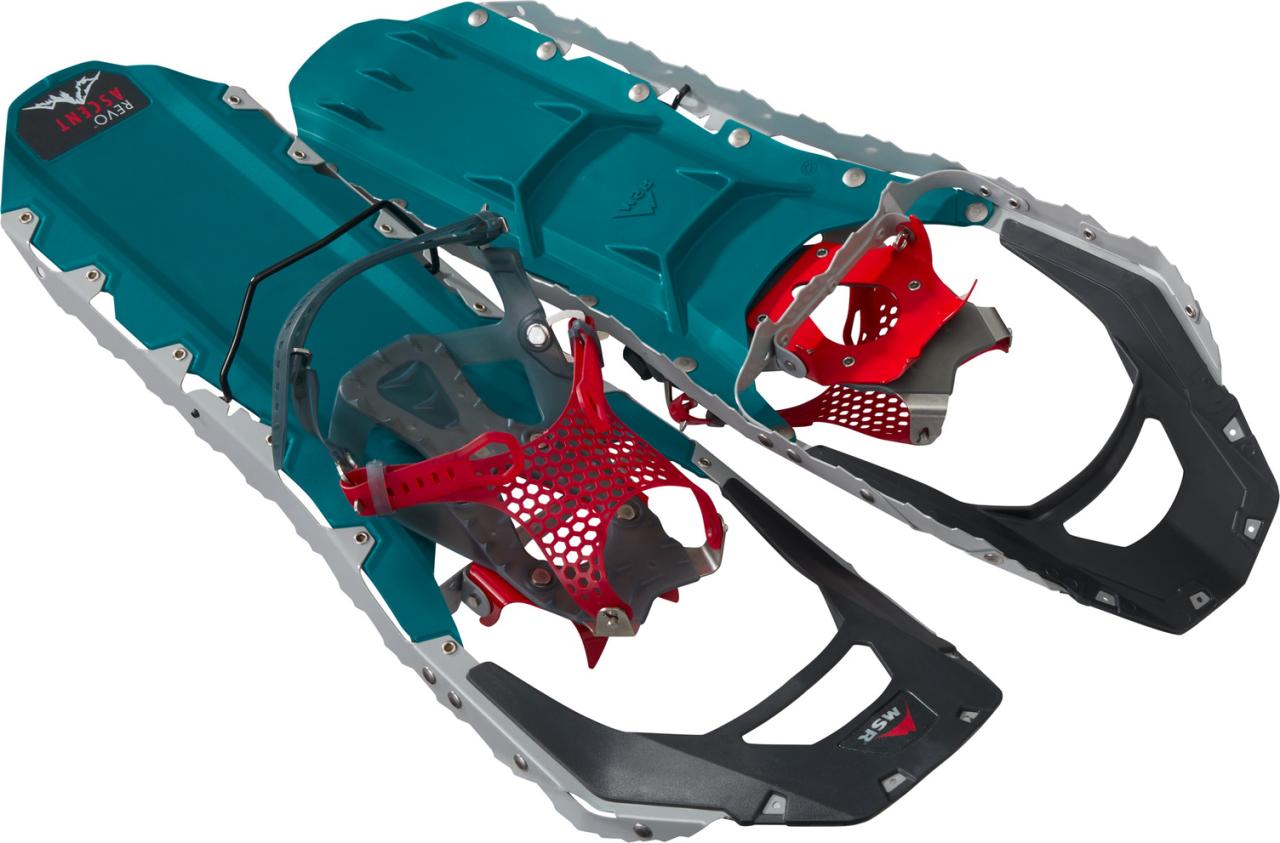 MSR REVO ASCENT W 22 Dark Cyan dámské sněžnice 56cm modré + šedý rám