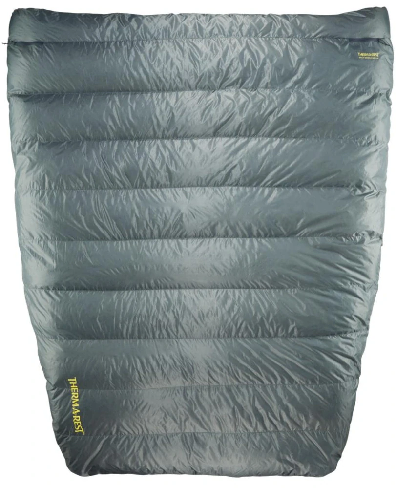 Therm-a-Rest VELA DOUBLE 20F/-6C Storm péřová přikrývka šedá pro 2 osoby