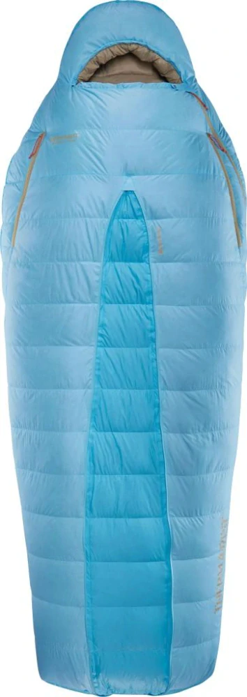 Therm-a-Rest BOOST 650 20F/-6C Long Morning Blue péřový spacák světlemodrý
