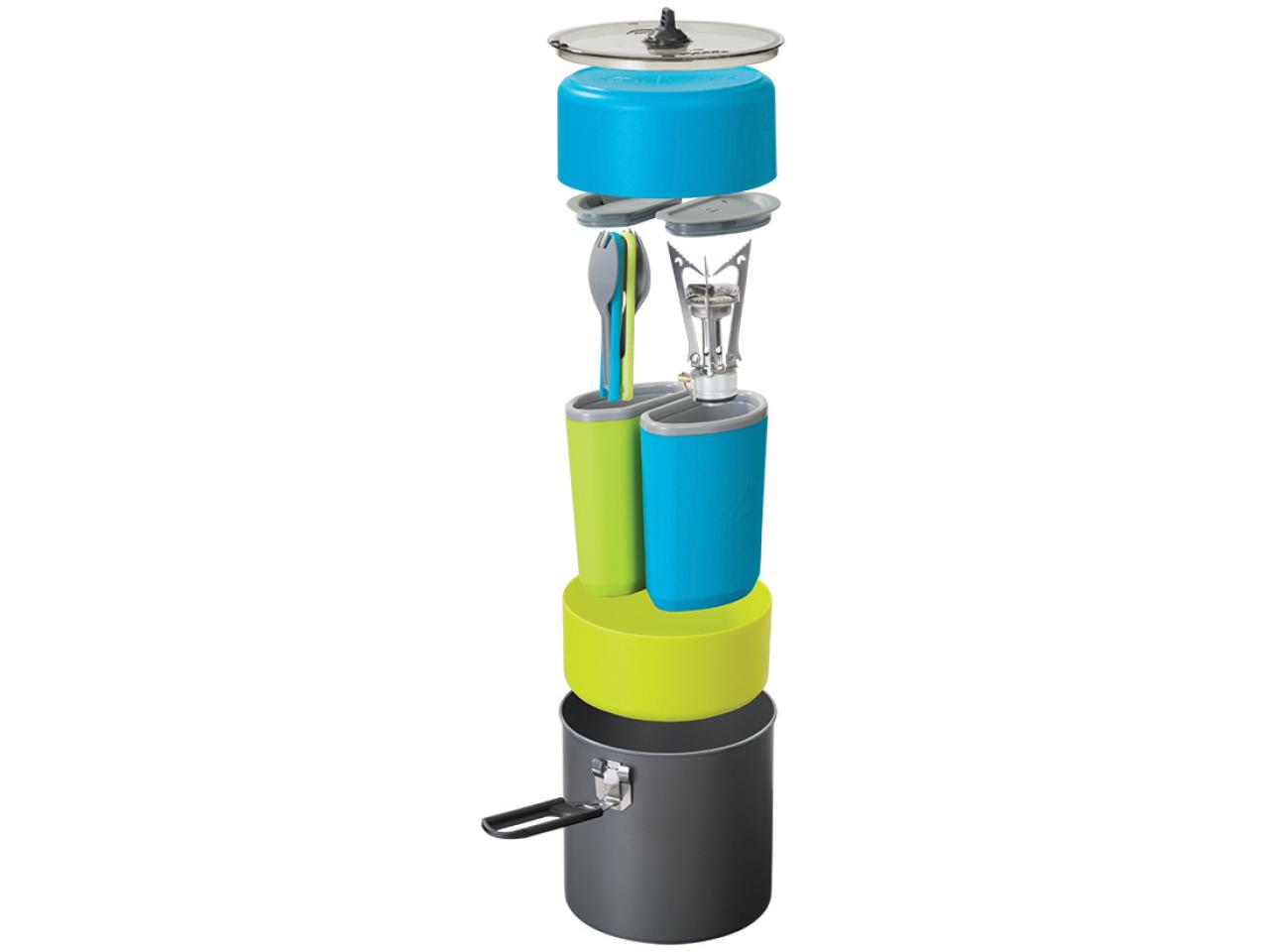 MSR POCKET ROCKET STOVE KIT sada nádobí pro 2 osoby s plynovým vařičem