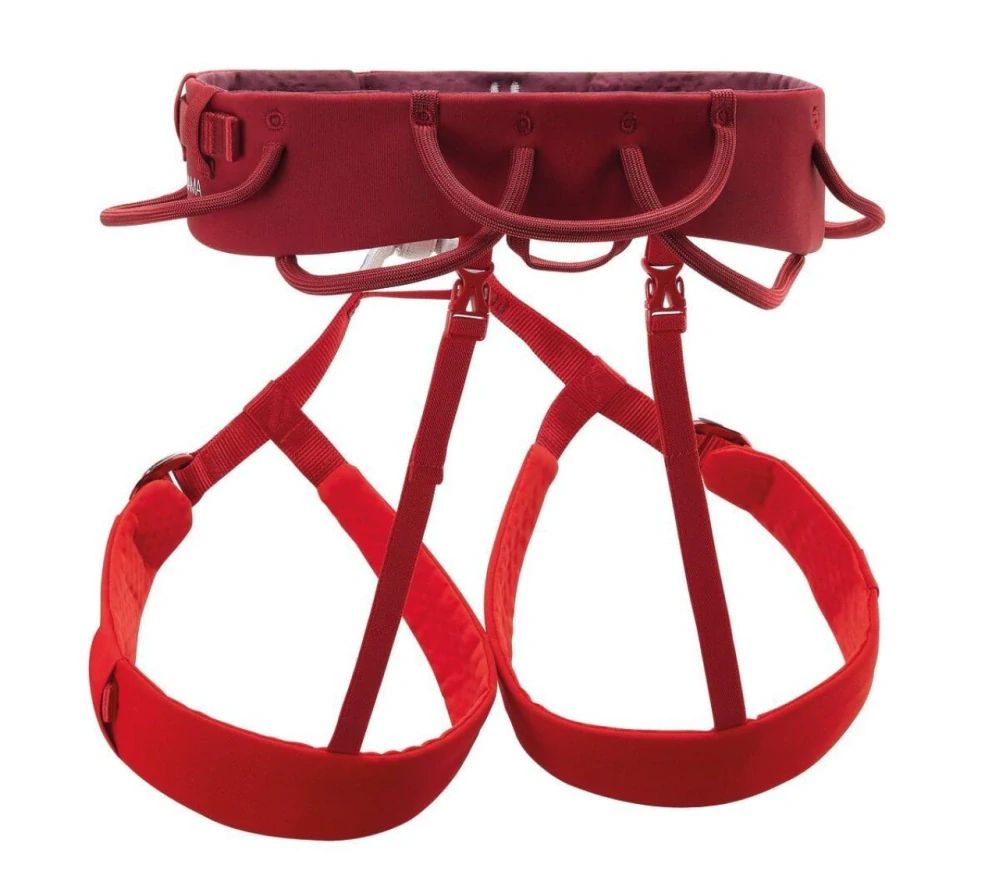 PETZL ADJAMA L DARK RED pánský sedací úvazek tmavě červený