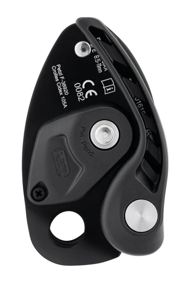 PETZL NEOX BLACK jistící brzda černá