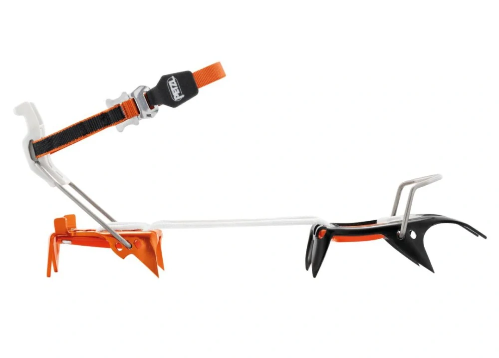 PETZL IRVIS HYBRID LLU leverlock universel mačky pro skialpinismus