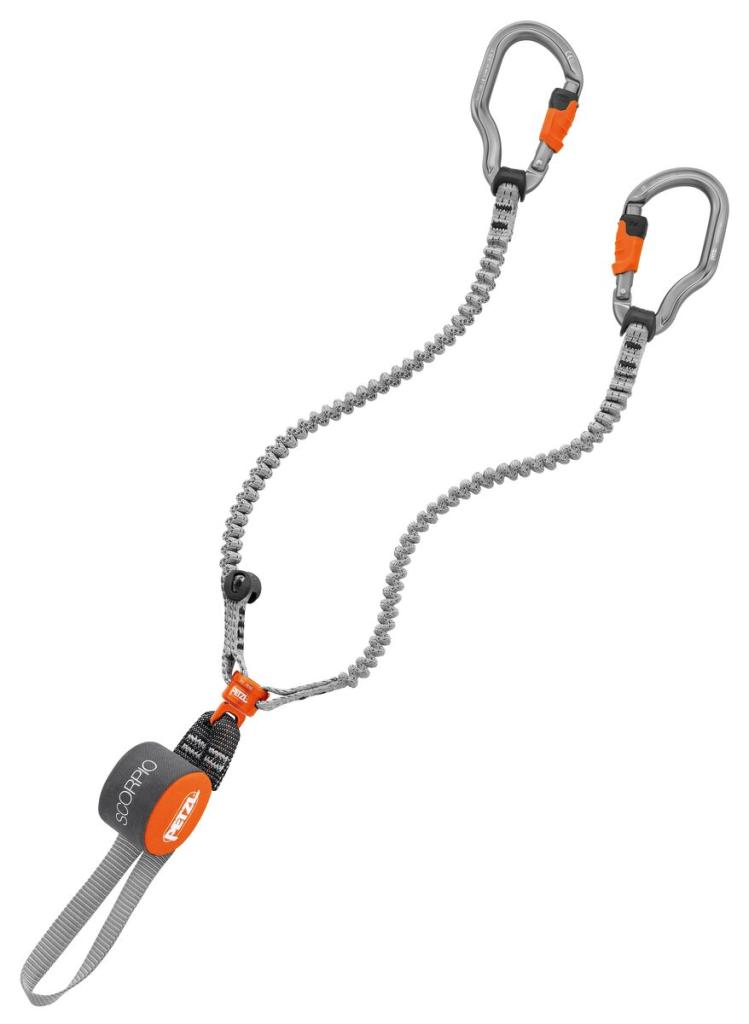 PETZL SCORPIO VERTIGO SW ferratový tlumič s karabinou Vertigo WL a Swivelem