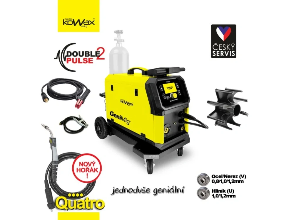 KOWAX GeniMig 270DP Svařovací invertor MIG/MAG/MMA/LiftTIG