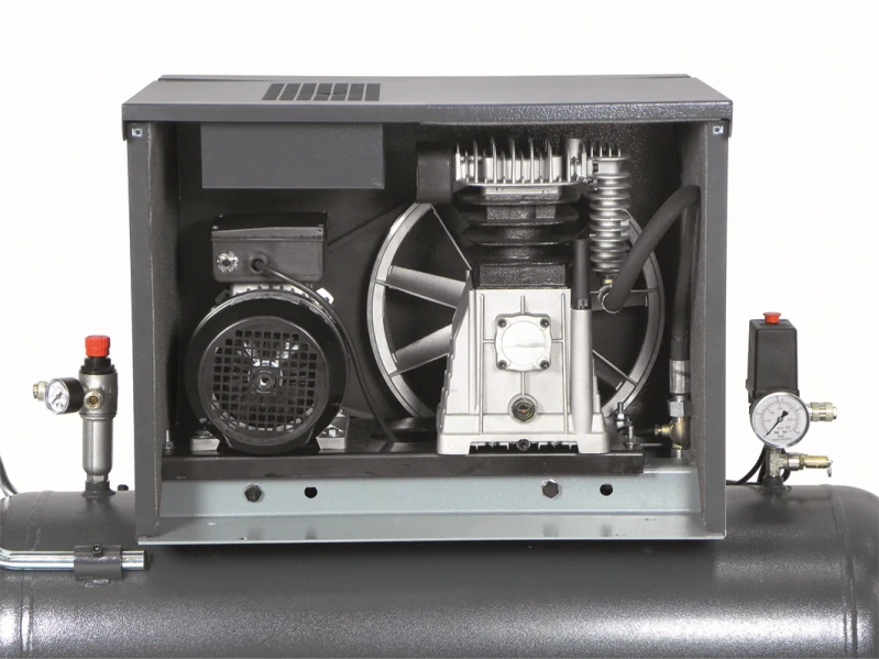 NUAIR B3800/3M/100C SIL odhlučněný olejový kompresor 2,2kW, 100l, 10bar, 230V