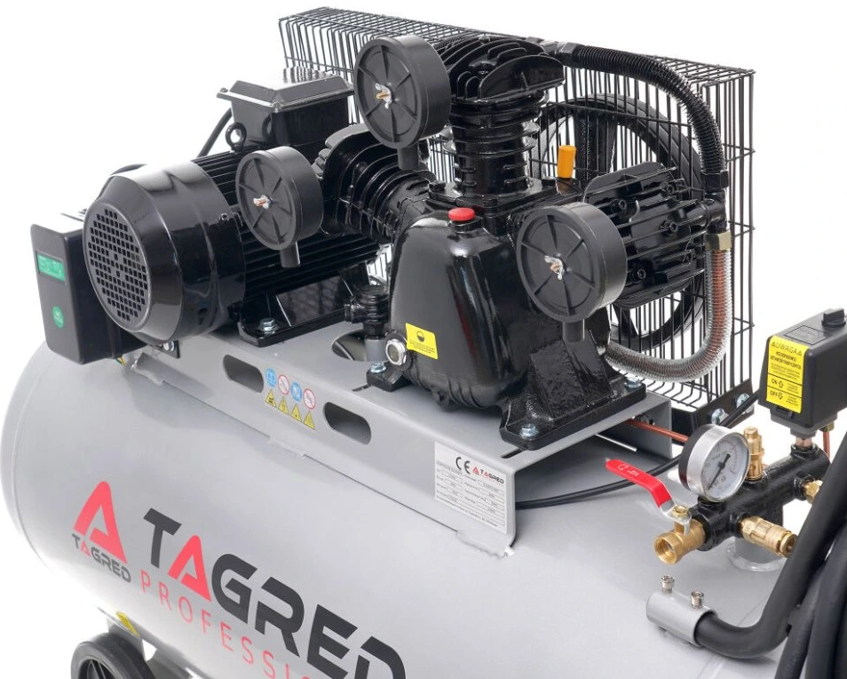 TAGRED TA309 Olejový kompresor 200L, výkonný třípístový kompresor 3kW, 400V