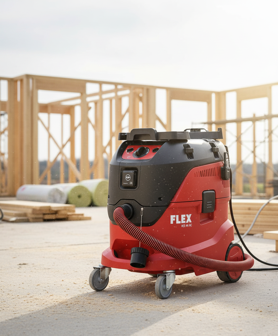 FLEX VCE 44 M AC vysavač 1400W, automatický oklep, třída M - 465.704