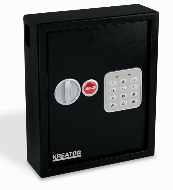 KREATOR KRT692048 Skříňka na klíče 300x365x100 mm elektronická