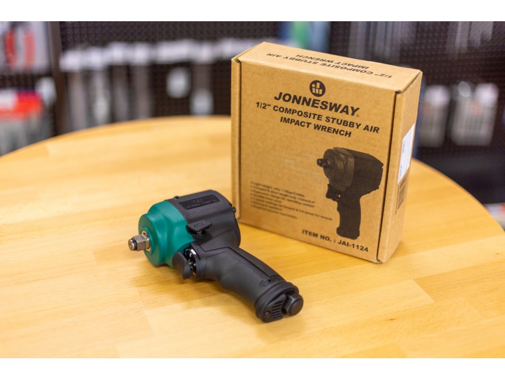 JONNESWAY JAI-1124 Pneumatický rázový utahovák krátký 1/2", 1100Nm