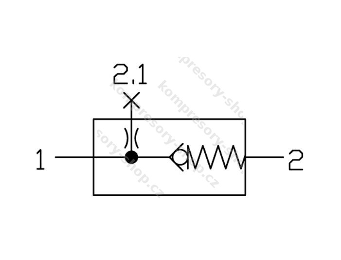 KNOCKS KREV-014 (G1/4") zpětný ventil