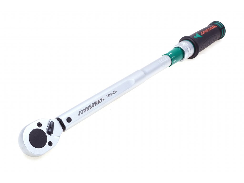 JONNESWAY T40200N Momentový klíč oboustranný levý-pravý 1/2" 40-200 Nm, certifikát
