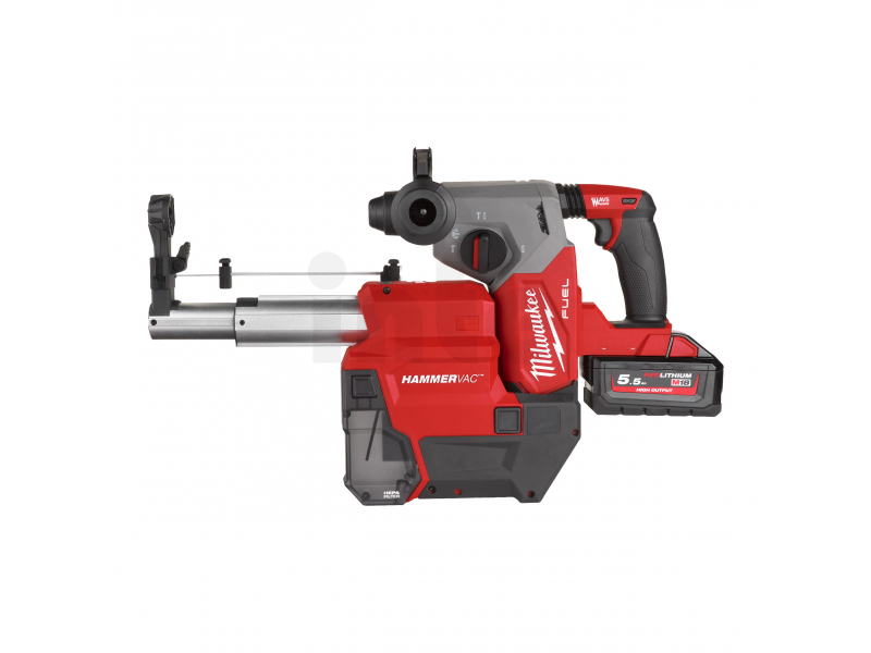 MILWAUKEE M18 FDDEXL specializované odsávání pro vrtací kladiva 26 mm SDS-Plus s mechanismem AUTOPULSE (bez aku) - 4933478508