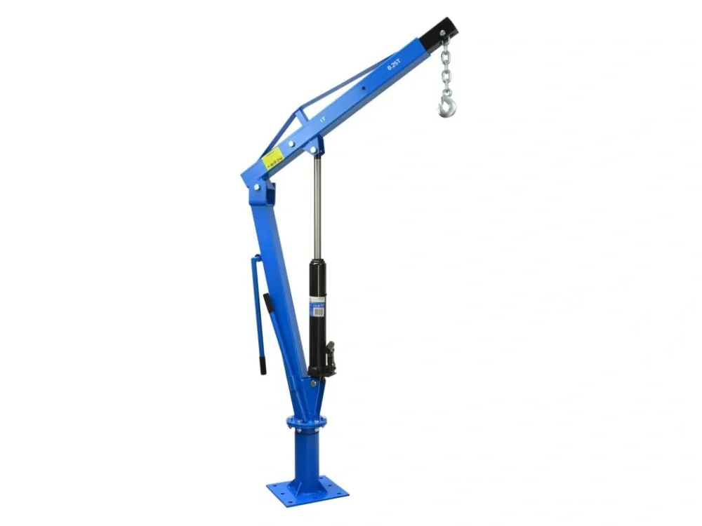 GEKO G02105 Dílenský jeřáb hydraulický 1 t, otočný skládací